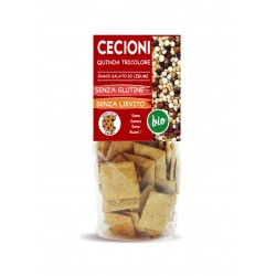 Snack sarat (cecioni) eco din leguminoase cu quinoa tricolora fara gluten, fara drojdie