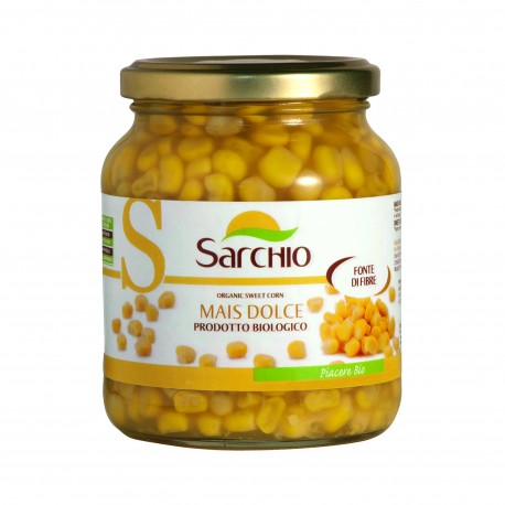 Porumb dulce "Mais Dolce", bio eco organic 320 g, net 230 g - Sarchio - Deco Italia